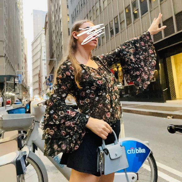 Zara Cartoon-like Stitched Firm Mini Crossbody Neoprene Scuba Purse - Picture 4 of 16